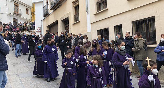Cuenca se vuelve a llenar de Semana Santa de la mano de los más pequeños