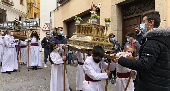 Cuenca se vuelve a llenar de Semana Santa de la mano de los más pequeños