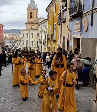 Cuenca se vuelve a llenar de Semana Santa de la mano de los más pequeños