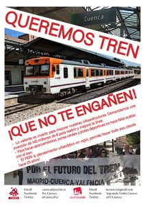 IU Cuenca y el PCE señalan que hace 25 años que el PERI 9 permite crear aparcamientos e instalaciones deportivas en los terrenos de ADIF, sin quitar el tren