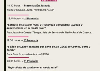 La Asociación de Mujeres Empresarias de Cuenca organiza una jornada sobre el papel de la mujer emprendedora rural