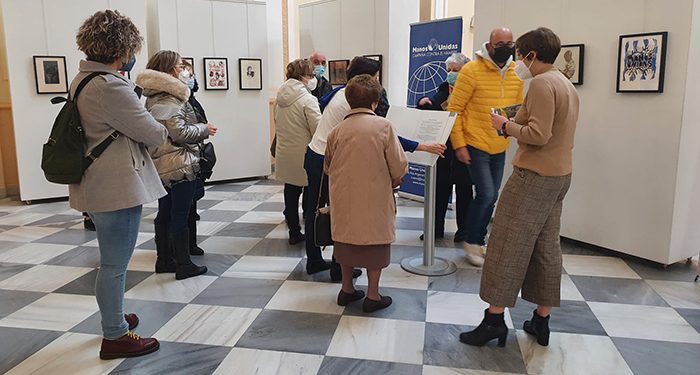La Diputación de Cuenca acoge una exposición donde los alumnos de Bellas Artes plasman la labor que Manos Unidas realiza en El Congo