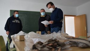 La Diputación de Cuenca restaurará las ánforas descubiertas en el yacimiento Fuente de la Mota de Barchín del Hoyo