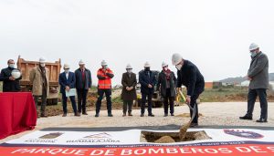 La Diputación de Guadalajara inicia la construcción del Parque de Bomberos de Sacedón
