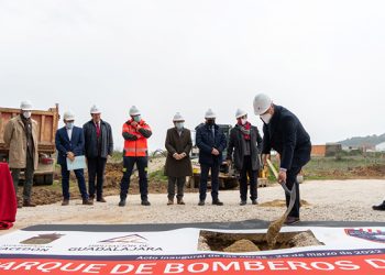 La Diputación de Guadalajara inicia la construcción del Parque de Bomberos de Sacedón La Diputación de Guadalajara inicia la construcción del Parque de Bomberos de Sacedón