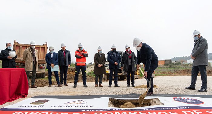 La Diputación de Guadalajara inicia la construcción del Parque de Bomberos de Sacedón 1 La Diputación de Guadalajara inicia la construcción del Parque de Bomberos de Sacedón