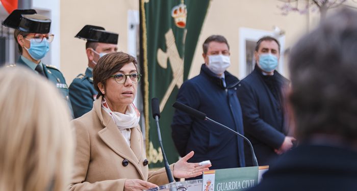La directora general de la Guardia Civil, María Gámez, inaugura las nuevas dependencias del cuartel de Mondéjar