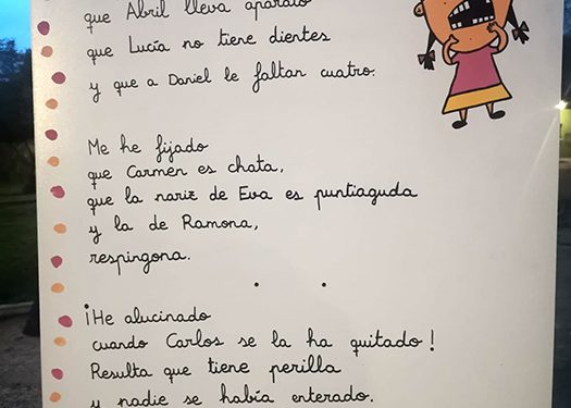 La exposición de paneles poéticos en la Concordia y San Roque se amplía hasta el 10 de abril