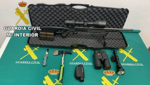 La Guardia Civil constata varias infracciones relacionadas con el furtivismo en Torija
