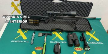 La Guardia Civil constata varias infracciones relacionadas con el furtivismo en Torija