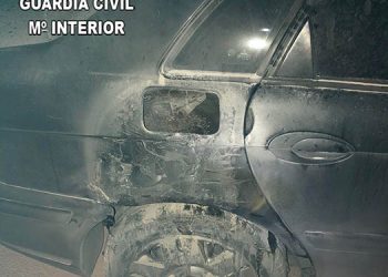 La Guardia Civil detiene al presunto autor de los incendios provocados en vehículos en Villanueva de la Torre