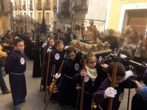 La Junta de Cofradías recupera la Procesión Infantil tras dos años en blanco por la pandemia