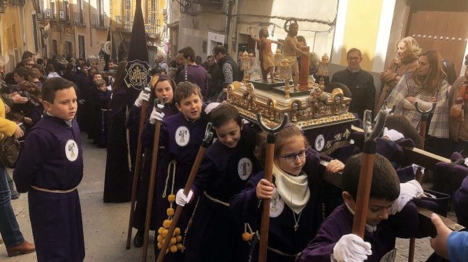 La Junta de Cofradías recupera la Procesión Infantil tras dos años en blanco por la pandemia 1 La Junta de Cofradías recupera la Procesión Infantil tras dos años en blanco por la pandemia