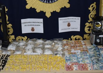 La Policía Nacional desmantela un centro de corte y distribución de cocaína en Guadalajara