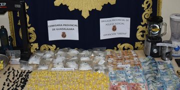 La Policía Nacional desmantela un centro de corte y distribución de cocaína en Guadalajara