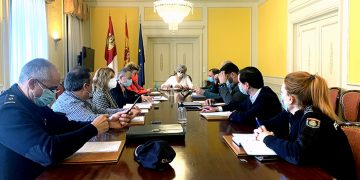 La subdelegada del Gobierno en Cuenca preside la reunión del Grupo Provincial de Trabajo entre la Inspección de Trabajo y las Fuerzas y Cuerpos de Seguridad del Estado