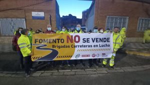 Las brigadas de Fomento vuelven a movilizarse contra la privatización de su trabajo