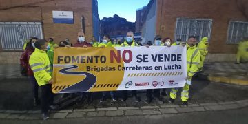 Las brigadas de Fomento vuelven a movilizarse contra la privatización de su trabajo
