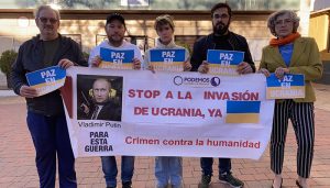 Podemos pide al Ayuntamiento de Yebes que canalice la solidaridad del municipio con Ucrania
