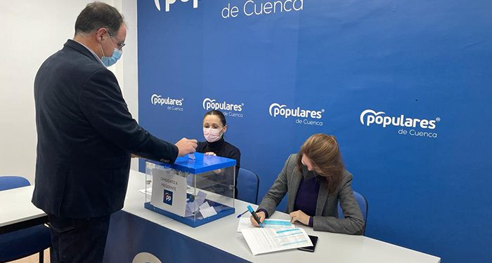 Prieto agradece a los afiliados conquenses su respaldo unánime a Feijóo e insiste en la capacidad de gestión del nuevo líder del PP “frente a las ruinosas políticas socialistas”