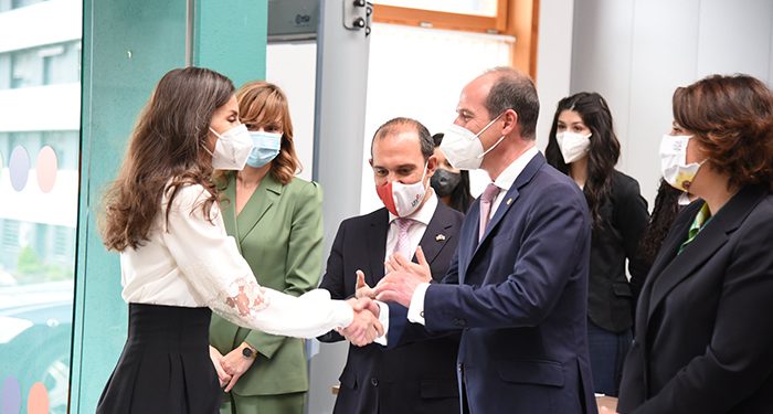 Galería fotográfica de la visita de la reina Letizia al Espacio TYCE de Guadalajara
