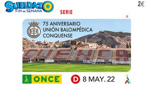 La Unión Balompédica Conquense celebra 75 años de goles en el cupón de la ONCE 