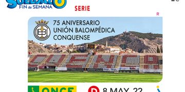 La Unión Balompédica Conquense celebra 75 años de goles en el cupón de la ONCE
