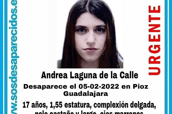 Buscan a Andrea, una menor de 17 años desaparecida en Pioz 1 Buscan a Andrea, una menor de 17 años desaparecida en Pioz