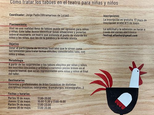 El Ayuntamiento de Guadalajara y Ultramarinos de Lucas ponen en marcha ‘Alfanhuí’, el I Festival de Artes Escénicas para niñas y niños 1 El Ayuntamiento de Guadalajara y Ultramarinos de Lucas ponen en marcha ‘Alfanhuí’, el I Festival de Artes Escénicas para niñas y niños