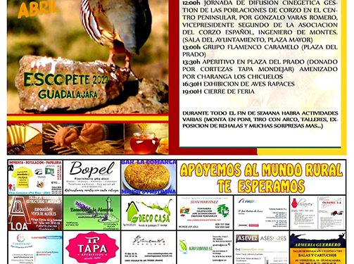 Escopete celebrará su I Feria de Caza y Medio Rural 1 Escopete celebrará su I Feria de Caza y Medio Rural