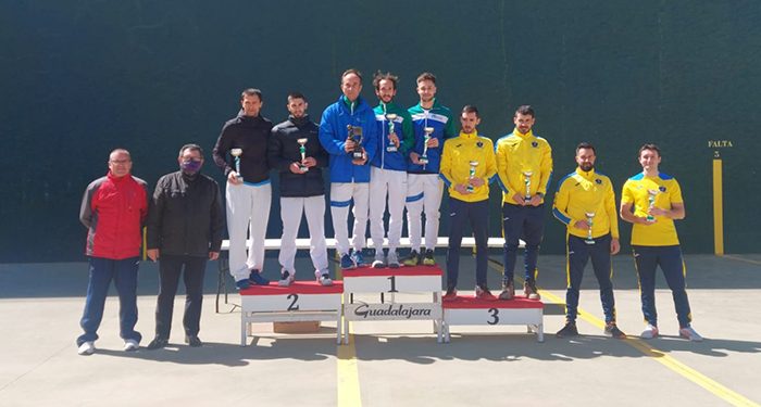 Juan Pastor y Sergio Madrid del club Diocesano Central Óptica se alzan con el Campeonato Autonómico Absoluto de Frontenis Modalidad Preolímpica