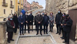 La escalinata entre la calle Alfonso VIII y la Plaza del Carmen ya se denomina ‘Junta de Cofradías de la Semana Santa de Cuenca’