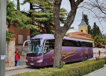 La Residencia de Estudiantes de Guadalajara atiende a 70 refugiados ucranianos que trae Cruz Roja con destino a Andalucía