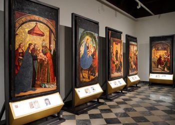 Las ocho pinturas del retablo mayor del convento de Dominicos de Carboneras de Guadazaón, estrellas en la exposición ‘Juan de Borgoña. Un maestro oculto’