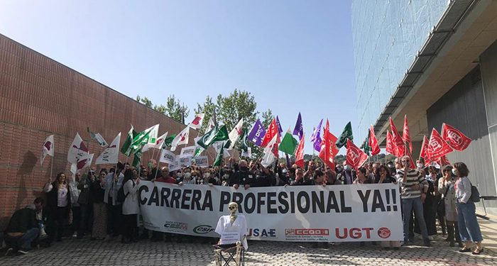 Los sindicatos con representación en SESCAM comienzan las movilizaciones para lograr la reanudación del sistema de Carrera Profesional