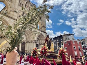Siete desvanecimientos y dos traslados al hospital en el Domingo de Ramos en Cuenca