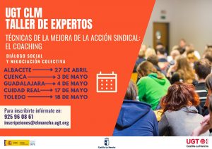 UGT Castilla-La Mancha introduce el Coaching en su oferta formativa para delegados y delegadas sindicales
