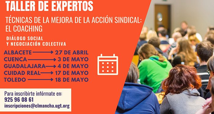 UGT Castilla-La Mancha introduce el Coaching en su oferta formativa para delegados y delegadas sindicales