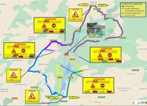 Afecciones al tráfico por obras de reparación del puente sobre el embalse de Entrepeñas y sus tramos de acceso en la N-204