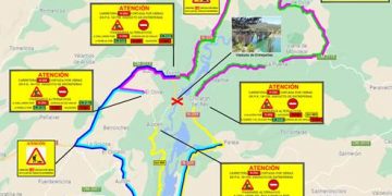 Afecciones al tráfico por obras de reparación del puente sobre el embalse de Entrepeñas y sus tramos de acceso en la N-204