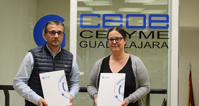 CEOE-Cepyme Guadalajara y el Colegio de Aparejadores de Guadalajara firman un convenio de colaboración