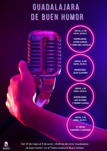 El Ayuntamiento programa ‘Guadalajara de Buen Humor’, con la presencia de los mejores monologuistas, Faemino y Cansado, Álex Clavero o Coria del Castillo
