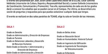 Una jornada online el lunes 9 de mayo descubrirá a los alumnos de Bachillerato todos los grados del Campus de Cuenca
