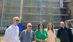 El Gobierno regional se interesa por las obras de consolidación y restauración de la ‘Capilla de las Reliquias’ de la Catedral de Sigüenza
