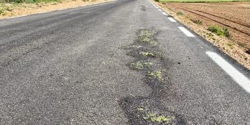 El PP alerta sobre la peligrosidad y deterioro de la CM-3009 tras el deficiente arreglo de la Junta