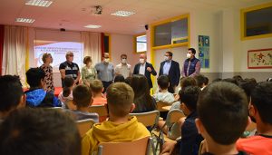 El Servicio 1-1-2 visita el CRA ‘Elena Fortún’ de Arcas para enseñar el uso del teléfono de emergencias