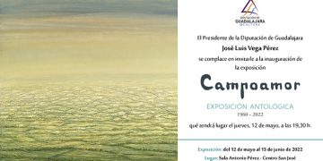 Exposición antológica de Jesús Campoamor en la Sala de Arte de la Diputación de Guadalajara