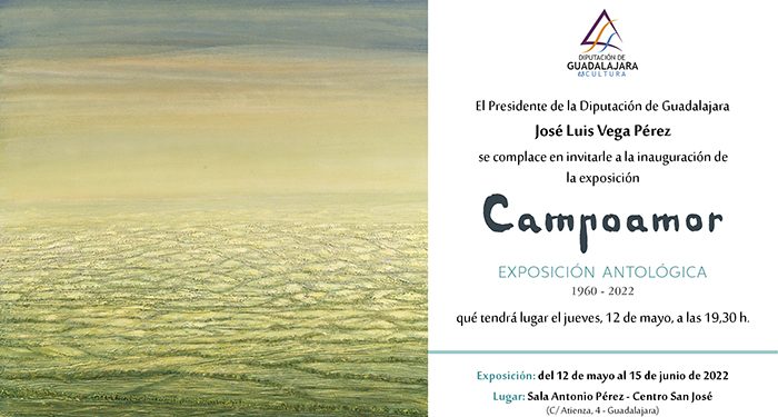Exposición antológica de Jesús Campoamor en la Sala de Arte de la Diputación de Guadalajara