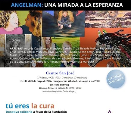 Exposición de arte solidario en la Sala Multiusos de la Diputación de Guadalajara