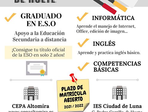 Huete abre el plazo de admisión para el Aula de Adultos